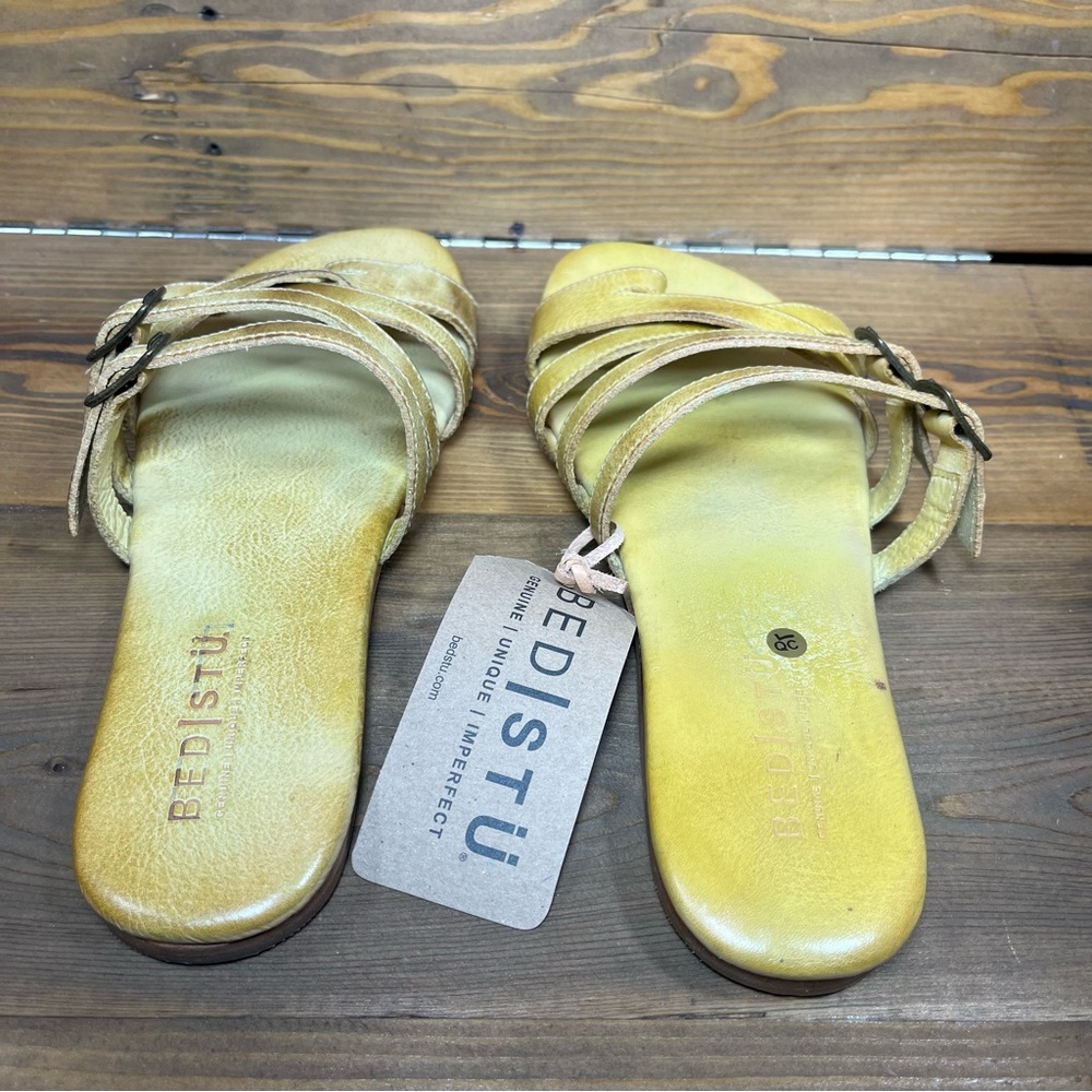 Bed Stu Hilda Flat Handmade Leather Sandals - Picture 4 of 12